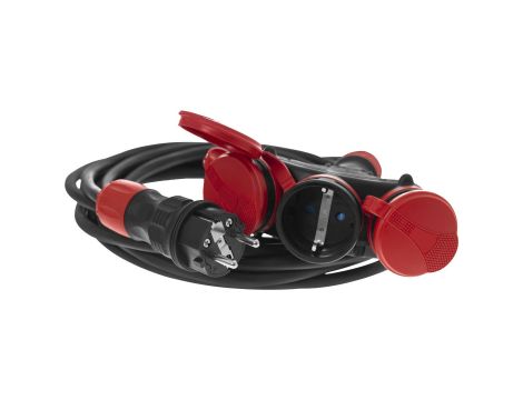 AWTOOLS PRZEDŁUŻACZ EXTREME 30m 3x2,5mm 3 GNIAZDA IP54 16A/4000W - 4