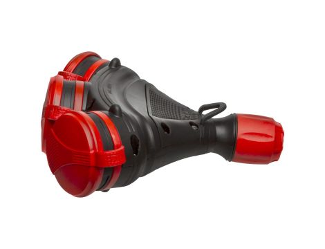 AWTOOLS GNIAZDO  EXTREME POTRÓJNE Z KLAPKAMI IP54 16A - 2