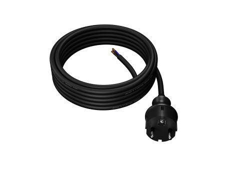 AWTOOLS PRZEWÓD Z WTYCZKĄ 3m 3x1,0 CZARNY H05VV-F