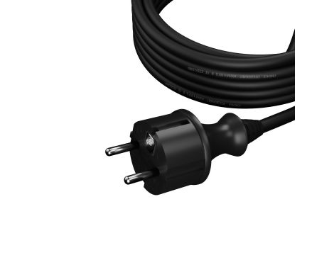 AWTOOLS PRZEWÓD Z WTYCZKĄ 1,5m 3x1,5 CZARNY H05VV-F - 3