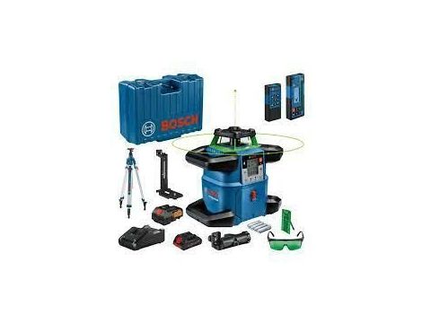 BOSCH LASER OBROTOWY GRL 650 CHVG ZIELONY +ODBIORNIK LR 65 G +PILOT  RC 6 +UCHWYT WM 6 +STATYW BT 300 HD 1xPC4,0Ah WALIZKA 06159940PS