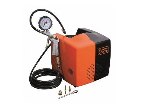 BLACK&DECKER KOMPRESOR BEZOLEJOWY BD195 CUBO 1,5HP/8BAR + ACC