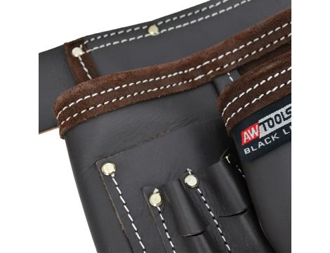 AWTOOLS PAS MONTERSKI PROFESJONALNY 11 KIESZENI GŁADKI BLACK LINE - 2