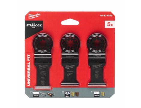 MILWAUKEE MT ZESTAW BRZESZCZOTÓW 5szt.