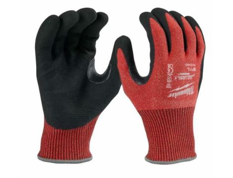 MILWAUKEE RĘKAWICE ODPORNE NA PRZECIĘCIA - POZ. D - ROZM XL/10