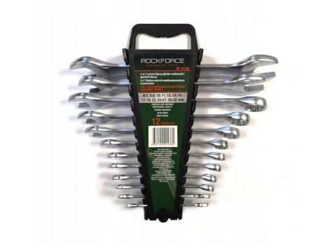 ROCKFORCE KLUCZ PŁ-O + PŁ 12szt.
