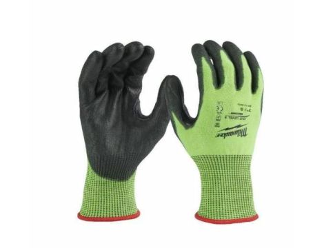 MILWAUKEE RĘKAWICE ODPORNE NA PRZECIĘCIA - POZ. E - ROZM XXL/11 O PODWYŻSZONEJ WIDZIALNOŚCI %%%