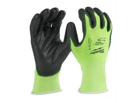 MILWAUKEE RĘKAWICE ODPORNE NA PRZECIĘCIA - POZ. A - ROZM L/9 O PODWYŻSZONEJ WIDZIALNOŚCI