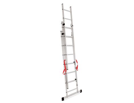 AWTOOLS DRABINA ALUMINIOWA BASIC 3x6 STOPNI 150KG - 3