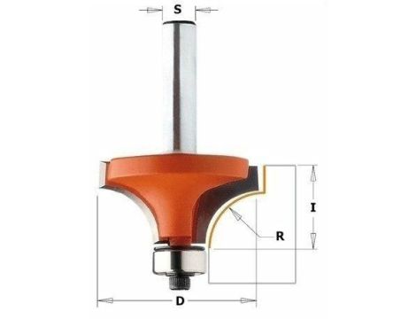 CMT FREZ ZAOKRĄGLAJĄCY Z ŁOŻYSKIEM HM R= 3 D=18,7 I=12,7 S=6
