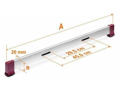 KRAUSE CORDA STABILIZATOR 61,5x20x800mm zakres reg. (305-445 mm)