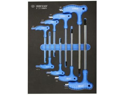 KT ZES.IMBUSÓW 8szt. HEX 8-10mm WKŁAD Z PIANKI EVA DO WÓZKA