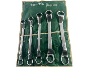 ROCKFORCE KLUCZ OCZKOWY ODGIĘTY kpl. 5el.