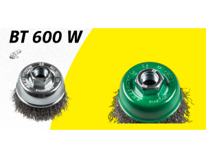 K.SZCZOTKA GARNKOWA  65mm M14 BT600W DRUT FALISTY NIERDZEWNY