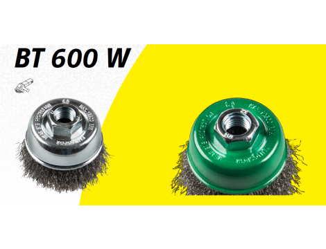 K.SZCZOTKA GARNKOWA 100mm M14 BT600W DRUT FALISTY