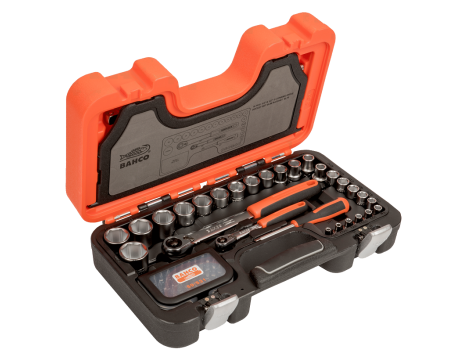 BAHCO ZESTAW KLUCZY SLIM  79el. 1/2" 1/4"