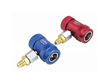 SATRA ZŁĄCZA SERWISOWE 90st. DO KLIMATYZACJI R1234YF