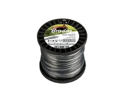 ŻYŁKA TNĄCA RIPPER DUAL 2,4*100m KWADRAT SZPULA