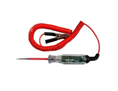 ROOKS PRÓBNIK NAPIĘCIA SAMOCHODOWY 3-48V / KIERUNEK PRĄDU