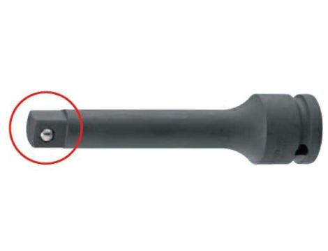 KING TONY PRZEDŁUŻKA UDAROWA 1/2" 150mm Z KULKĄ