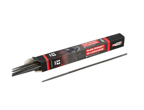 AWTOOLS PILNIK OKRĄGŁY DO ŁAŃCUCHÓW 4,8mm 12szt.