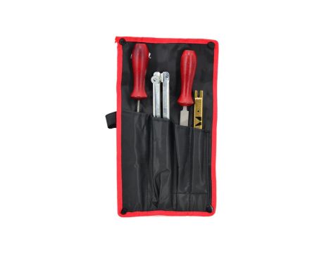 AWTOOLS ZESTAW DO OSTRZENIA ŁAŃCUCHA 4,0 mm  4 elementy