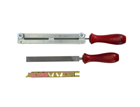 AWTOOLS ZESTAW DO OSTRZENIA ŁAŃCUCHA 4,5 mm  4 elementy - 2