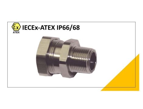 Dławnica kablowa Exd/e IECEx-ATEX M20x1,5 stal nierdzewna z barierą IP66/68 836.220.9 /1szt./