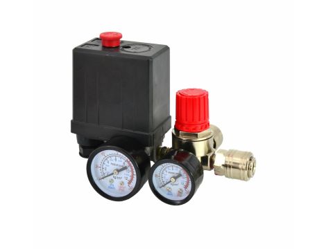 AWTOOLS WYŁĄCZNIK CIŚNIENIOWY KOMPRESORA PRESOSTAT 230V 2 WEJŚCIE 1/4"