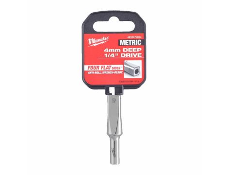 MILWAUKEE NASADKA 1/4" DŁUGA  4 mm