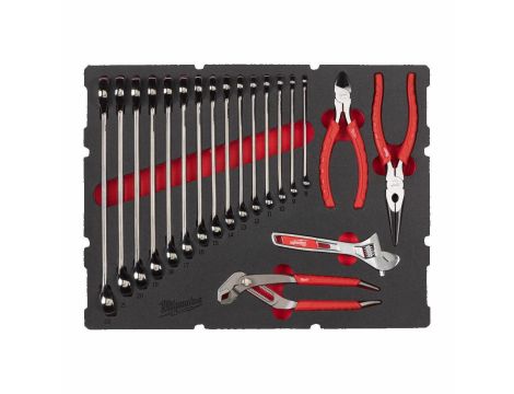 MILWAUKEE WKŁAD NARZĘDZIOWY 19szt. DO SZUFLAD PACKOUT