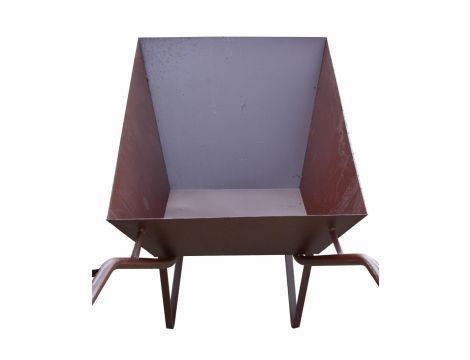 AW TACZKA BUDOWLANA 110L/2,0mm BRĄZ - 3