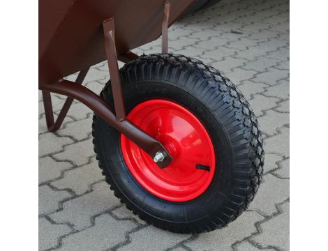 AW TACZKA BUDOWLANA  85L/2,0mm BRĄZ /GŁĘBOKA - 2