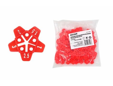 GWIAZDKI DYSTANSOWE DO GLAZURY 50szt. / SILVER