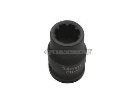 QUATROS NASADKA UDAROWA 1/2" 10-KĄTNA 14mm