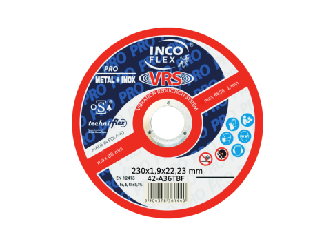 TARCZA METAL INCOFLEX  230*1,9 PRO