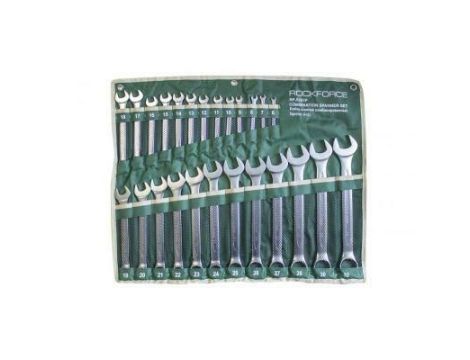 ROCKFORCE KLUCZ PŁASKO-OCZKOWY kpl.25el. (6-32mm)