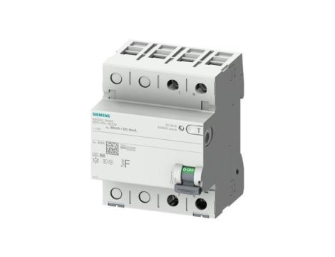 Wyłącznik różnicowoprądowy eMobility 1P+N 25A 30mA 6mA DC Typ F 230V SENTRON 5SV3322-3KK60