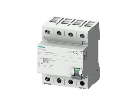 Wyłącznik różnicowoprądowy eMobility 3P+N 25A 30mA 6mA DC Typ F 400V SENTRON 5SV3342-3KK60