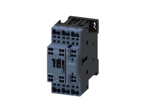 Stycznik 3RT2 3-bieg 25A 11kW/400V AC-3 cewka 400 V AC styk pom. 1NO+1NC wlk. S0 przył. sprężynowe