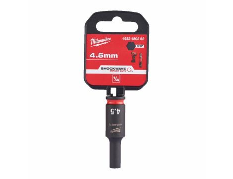 MILWAUKEE NASADKA UDAROWA DŁUGA 1/4"  4.5mm SHOCKWAVE - 2