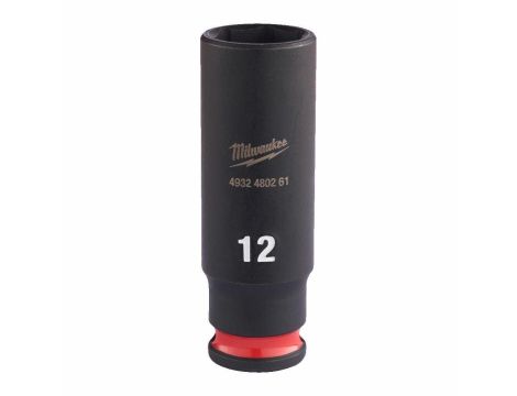 MILWAUKEE NASADKA UDAROWA DŁUGA 1/4" 12mm SHOCKWAVE
