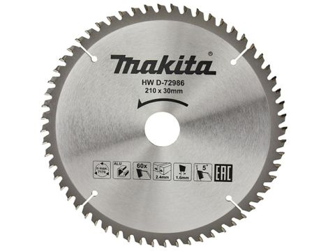 MAKITA PIŁA TARCZOWA DO ALUMINIUM 210x30x60z ECONOMY