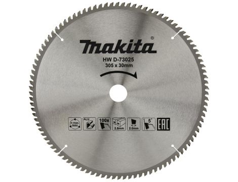 MAKITA PIŁA TARCZOWA DO ALUMINIUM 305x30x100z ECONOMY