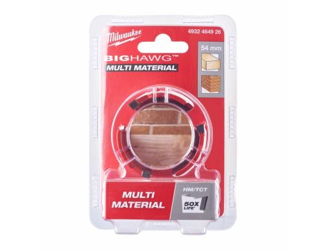 MILWAUKEE OTWORNICA BIG HAWG 54mm MULTI MATERIAL