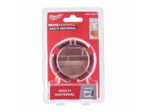 MILWAUKEE OTWORNICA BIG HAWG 68mm MULTI MATERIAL