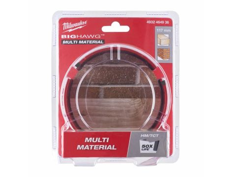 MILWAUKEE OTWORNICA BIG HAWG 117mm MULTI MATERIAL