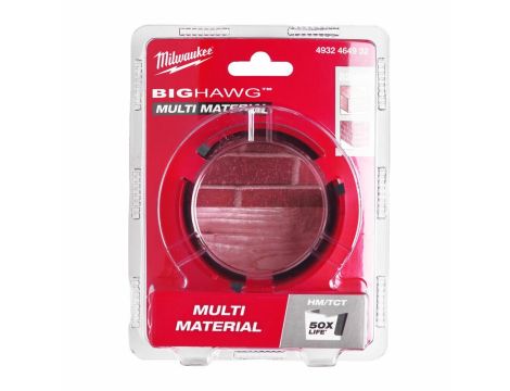 MILWAUKEE OTWORNICA BIG HAWG  82mm MULTI MATERIAL