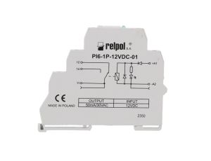 Przekaźnik interfejsowy 1P 6A 12V DC PI6-1P-12VDC-01 854596