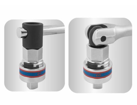 KING TONY ADAPTER GRZECHOTKA 1/2" NA POKRĘTŁA 1/2"